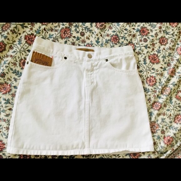 Gianfranco Ferre denim miniskirt Size IT40/26 - Picture 2 of 5